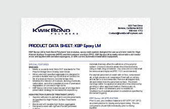 KBP Epoxy LM Data Sheet